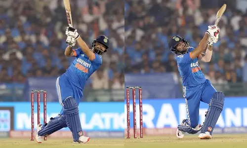 அதிரடி காட்டிய ரிங்கு- ஜிதேஷ்: ஆஸ்திரேலியாவுக்கு 175 ரன்கள் இலக்கு நிர்ணயித்தது இந்தியா