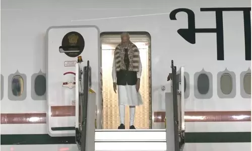 ஐ.நா. உலக பருவநிலை உச்சி  மாநாடு: துபாய் பயணம் முடிந்து டெல்லி திரும்பினார் பிரதமர் மோடி