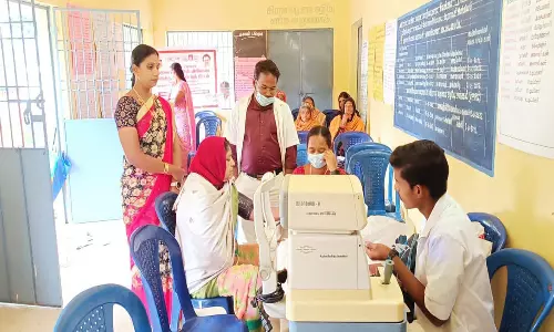 ஏலகிரி மலையில் இலவச கண் சிகிச்சை முகாம்