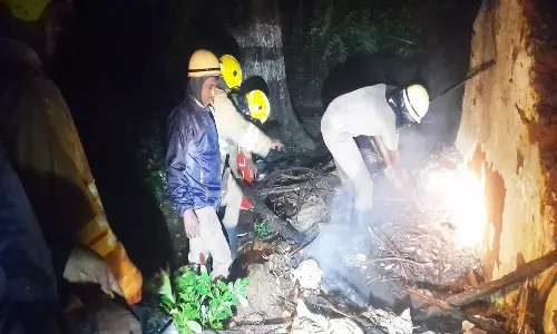 குடிசை வீடு எரிந்து நாசம்