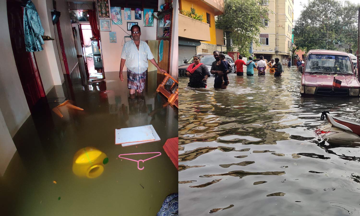சென்னையில் 50 லட்சத்துக்கும் மேற்பட்டோர் தவிப்பு: 1½ லட்சம் வீடுகளை வெள்ளம் சூழ்ந்துள்ளது