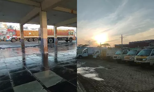 குளச்சல் மீன்பிடி துறைமுகத்தில் வியாபாரிகள்-ஏலதாரர்கள் திடீர் வேலை நிறுத்தம்