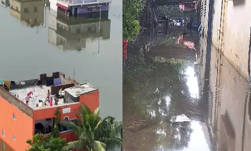 2 ஆயிரம் வீடுகளை சூழ்ந்த வெள்ளம் வடியாததால் மக்கள் கடும் அவதி