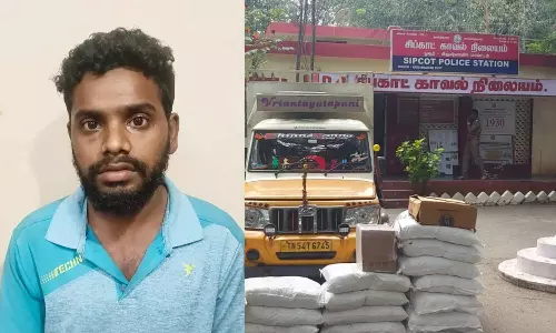 ஓசூரில் ரூ.5.30 லட்சம் மதிப்பிலான குட்கா பொருட்கள் கடத்திய டிரைவர் கைது