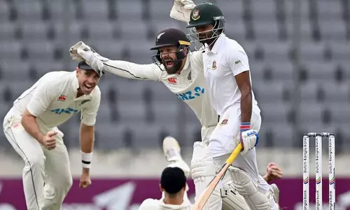 நியூசிலாந்துக்கு எதிரான டெஸ்ட்: 3-வது நாள் ஆட்டம் முடிவில் 2 விக்கெட்டுகளை இழந்த வங்காளதேசம்