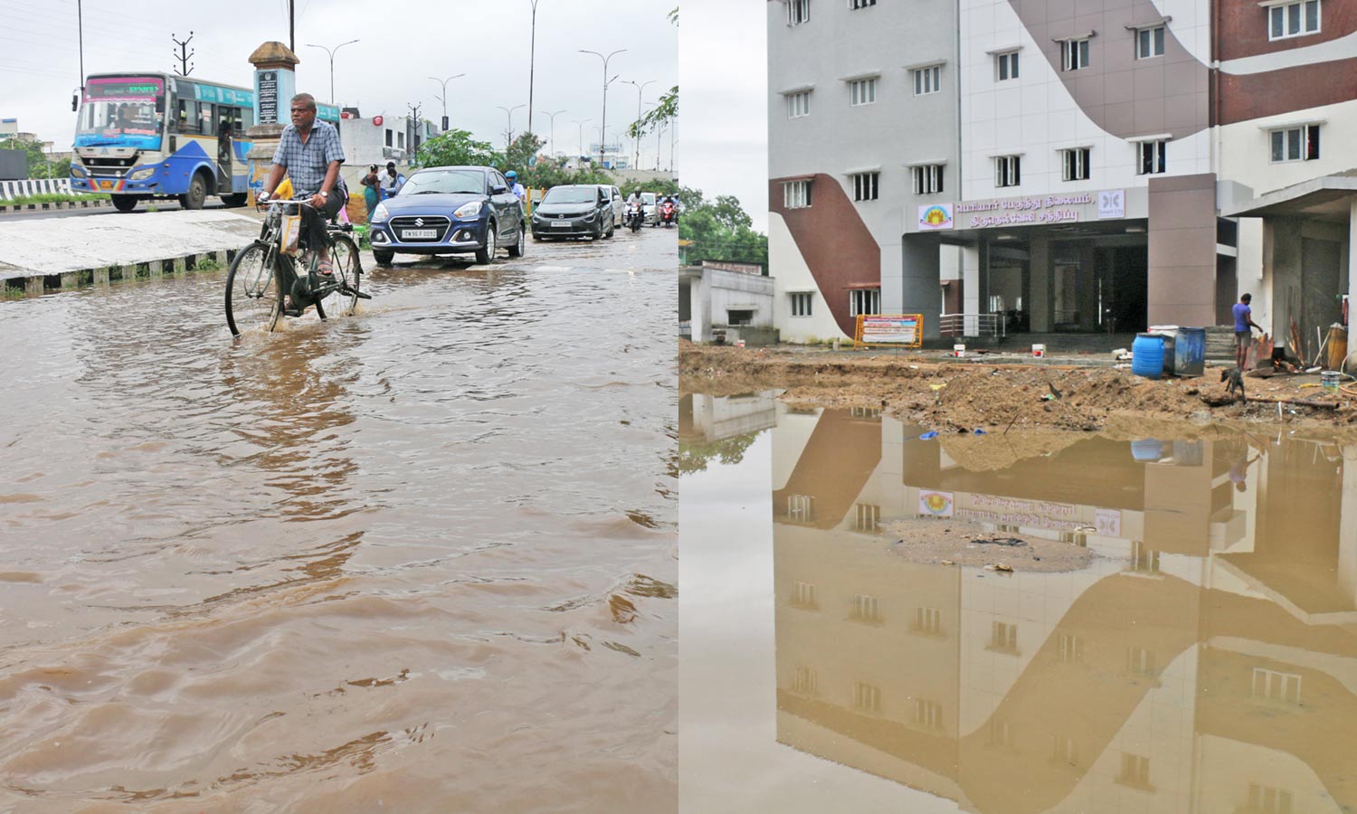 10 நாட்களுக்கு பிறகு நெல்லை, தூத்துக்குடி மாவட்டங்களில் பயங்கர இடி-மின்னலுடன் கனமழை