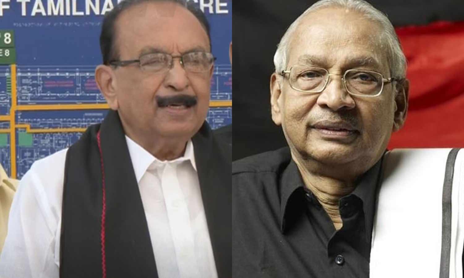 முதலமைச்சர் மு.க.ஸ்டாலினிடம் வைகோ, கி.வீரமணி தலா ரூ.10 லட்சம் வழங்கினர்