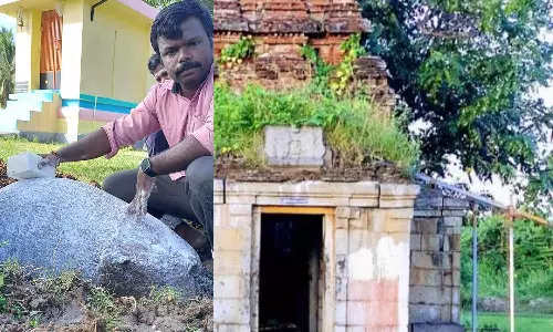 கோரக்கர் சித்தர் கோவிலில் பழங்கால தமிழ் கல்வெட்டு கண்டுபிடிப்பு