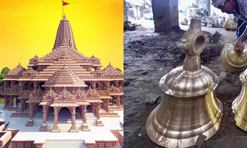 கும்பாபிஷேகத்தின்போது ஒலிக்கும்: அயோத்தி ராமர் கோவிலுக்கு தமிழகத்தில் இருந்து ஆலய மணிகள்