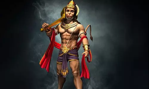 வெளிநாட்டவரையும் கவர்ந்த ஆஞ்சநேயர்