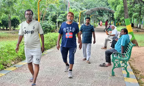 சென்னையில் புயலால் மூடப்பட்ட அனைத்து பூங்காக்களும் இன்று திறக்கப்பட்டன- பொதுமக்கள் நடைபயிற்சி