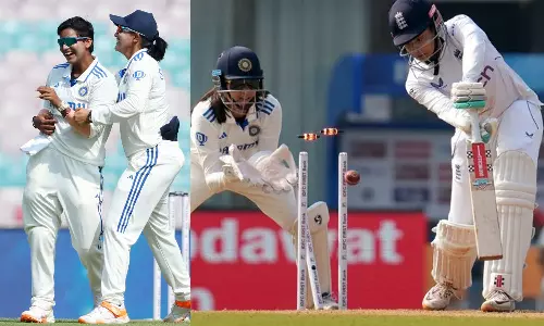 தீப்தி சர்மா மிரட்டல் பந்து வீச்சு- 136 ரன்னில் சுருண்ட இங்கிலாந்து