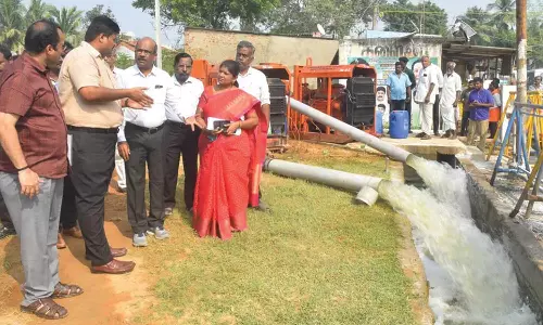 திருநின்றவூரில் குடியிருப்புகளில் தேங்கிய வெள்ளநீர் இன்னும் வடியவில்லை