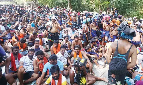 கடந்த ஆண்டை விட நடப்பு ஆண்டில் சபரிமலை வருமானம் ரூ.20 கோடி சரிவு