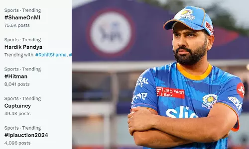 கேப்டன் பதவியில் இருந்து ரோகித் நீக்கம்- ட்ரெண்டாகும் Shame On MI உள்பட 5 ஹேஷ்டேக்