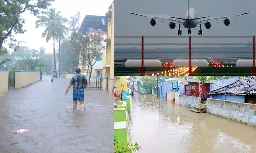 கனமழை எதிரொலி- தூத்துக்குடியில் விமான சேவை பாதிப்பு