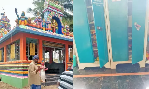 கோவில் பூட்டை உடைத்து நகை, பணம் கொள்ளை