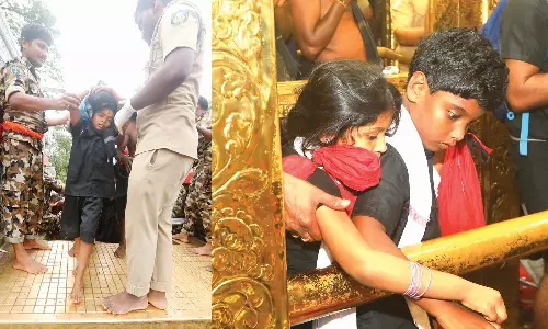 சபரிமலையில் குழந்தைகள் சாமி தரிசனம் செய்ய சிறப்பு வழி