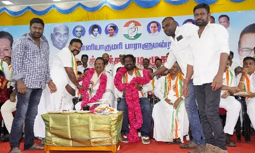 வாக்குச்சாவடி முகவர்கள் பயிற்சி பாசறையில் பங்கேற்ற விஜய் வசந்த்