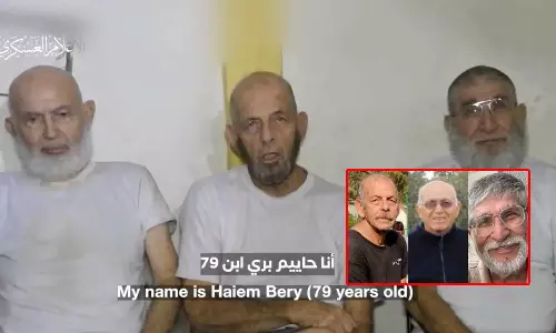 பிணைக்கைதிகள் வீடியோவை வெளியிட்ட ஹமாஸ்: முதியோர்களுக்கு எதிரான கொடுமை என இஸ்ரேல் குற்றச்சாட்டு