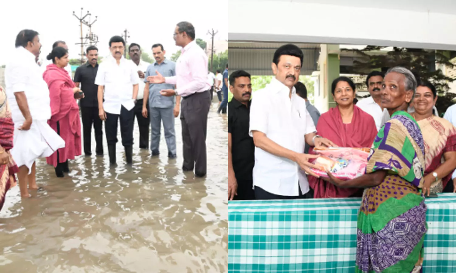 மழை வெள்ளம் பாதித்த பகுதிகளில் முதலமைச்சர் ஆய்வு மழை வெள்ளம் பாதித்த பகுதிகளில் முதலமைச்சர் ஆய்வு