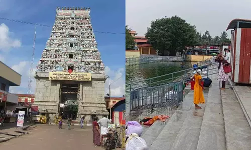 திருநள்ளாறில் சனிப்பெயர்ச்சி விழாவன்று பக்தர்கள் விட்டு சென்ற 40 ஆயிரம் டன் ஆடைகள் அகற்றம்