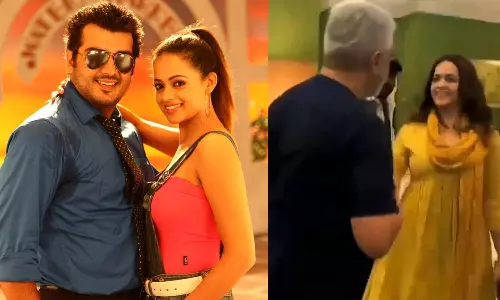 பாவனாவிடம் மன்னிப்பு கேட்ட அஜித்.. வைரலாகும் வீடியோ