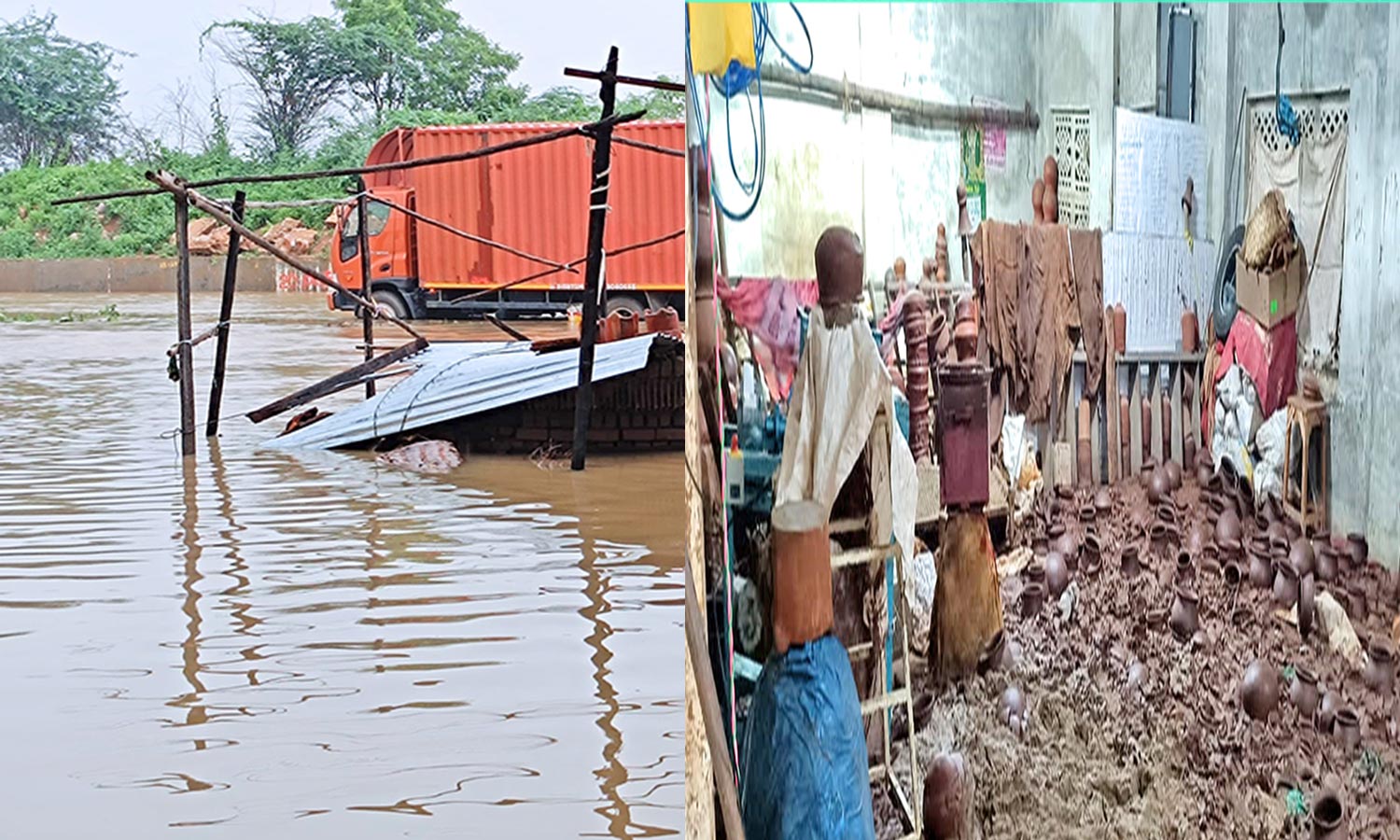 வெள்ளத்தால் வாழ்வாதாரத்தை இழந்து மீள முடியாமல் தவிக்கும் மண்பாண்ட தொழிலாளர்கள்