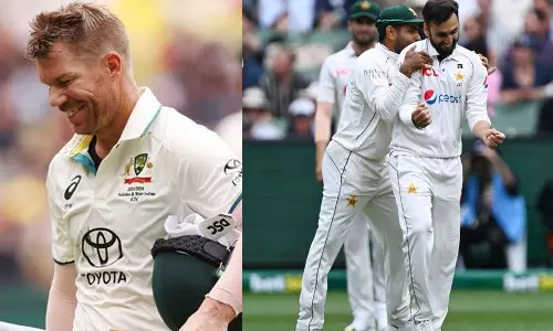 பாகிஸ்தானுக்கு எதிரான 2-வது டெஸ்ட்: முதல் நாள் ஆட்ட நேர முடிவில் 3 விக்கெட்டுகளை இழந்த ஆஸ்திரேலியா