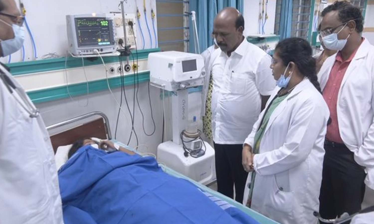 ஸ்டான்லி மருத்துவமனையில் அமைச்சர் மா. சுப்பிரமணியன்