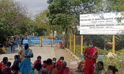 எண்ணூர் வாயு கசிவு- தொழிற்சாலை இயங்க தடை விதித்து நோட்டீஸ்