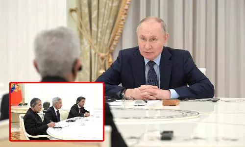 ஜெய்சங்கர் சந்திப்பு: ரஷியாவுக்கு வருமாறு பிரதமர் மோடிக்கு அழைப்பு விடுத்தார் புதின்