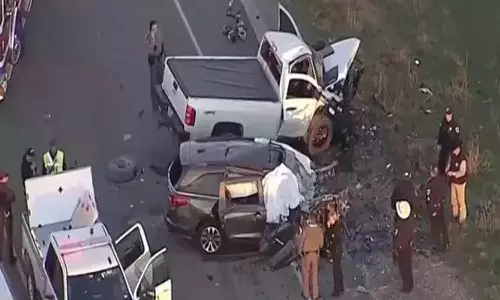 அமெரிக்காவில் நடந்த கார் விபத்து: ஆந்திர எம்.எல்.ஏ.-வின் உறவினர்கள் 6 பேர் பலி