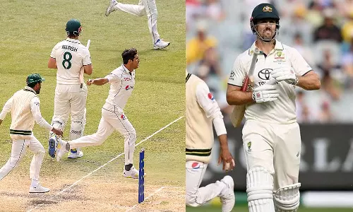 சதத்தை தவறவிட்ட மார்ஷ்: 3-ம் நாள் முடிவில் 6 விக்கெட்டுகளை இழந்த ஆஸ்திரேலியா