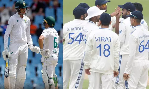 தென் ஆப்பிரிக்கா 100 ரன்கள் முன்னிலை- விக்கெட் எடுக்க முடியாமல் திணறும் இந்திய பந்துவீச்சாளர்கள்