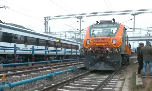 பிரதமர் மோடி தொடங்கி வைக்க இருக்கும் அம்ரித் பாரத் ரெயில்.... வீடியோ