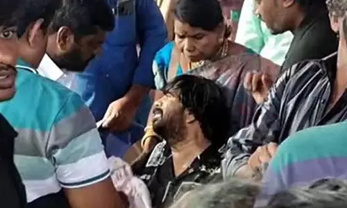 திடீரென மயக்கம் அடைந்த டி.ராஜேந்தர்