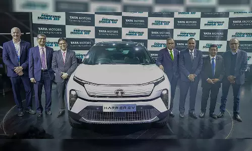 500கி.மீ. ரேன்ஜ் வழங்கும் ஹேரியர் EV மாடல்.. இணையத்தில் லீக் ஆன புது தகவல்