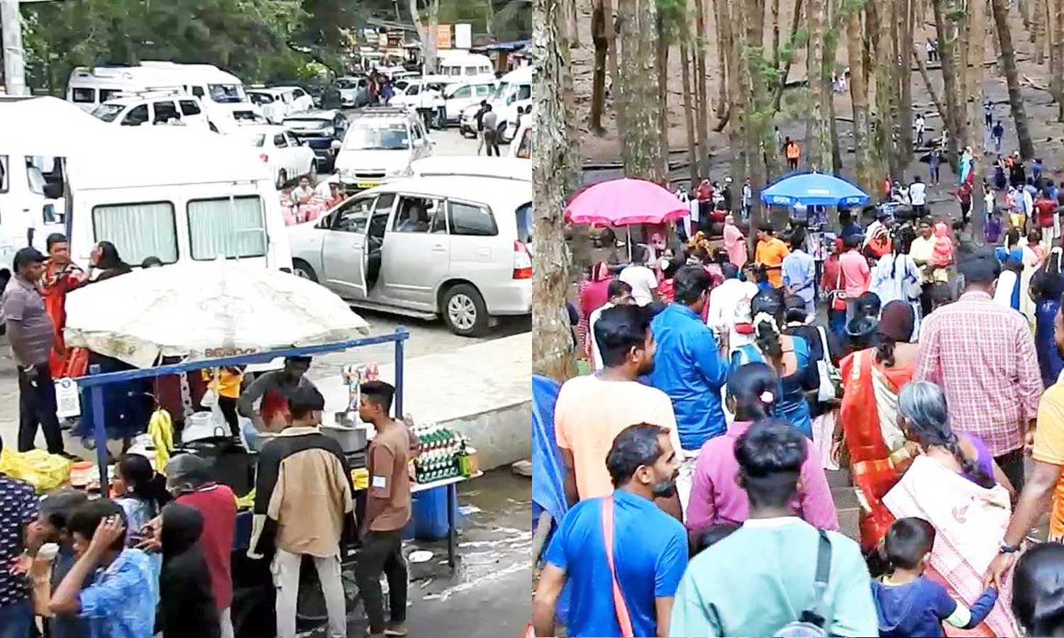 கொடைக்கானலில் புத்தாண்டை கொண்டாட குவிந்த சுற்றுலா பயணிகள்