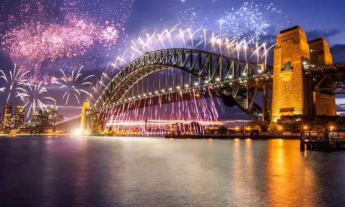 ஆஸ்திரேலியாவில் ஆங்கில புத்தாண்டு பிறந்தது- மக்கள் கோலாகல கொண்டாட்டம்