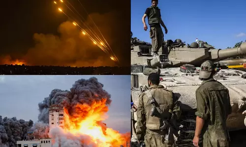 இஸ்ரேல் மீது ஹமாஸ் அமைப்பினர் திடீர் ராக்கெட் வீச்சு