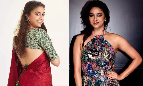 ஆத்தி… கிளம்பிட்டாயா கிளம்பிட்டாயா- வைரலாகும் கீர்த்தி சுரேஷ் வீடியோ