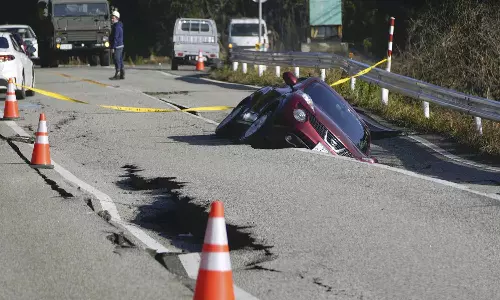 நிலநடுக்கத்தால் நகர்ந்த ஜப்பான் நிலப்பரப்பு.. பலி எண்ணிக்கை 62 ஆக உயர்வு