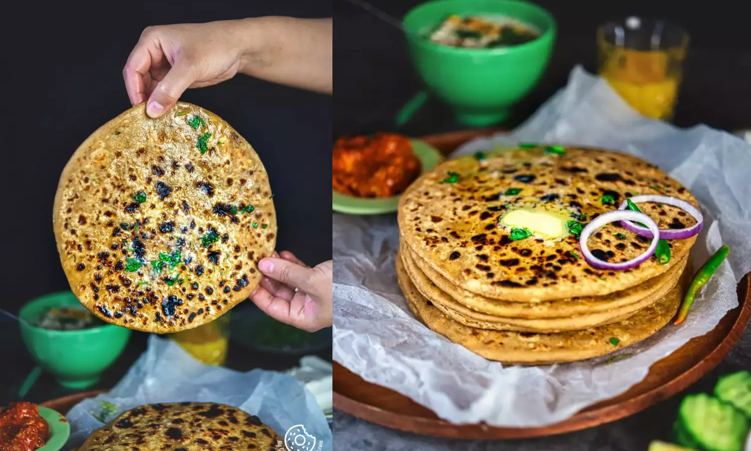 பஞ்சாபி ஸ்டைல் பனீர் ஸ்டஃப்டு பராத்தா