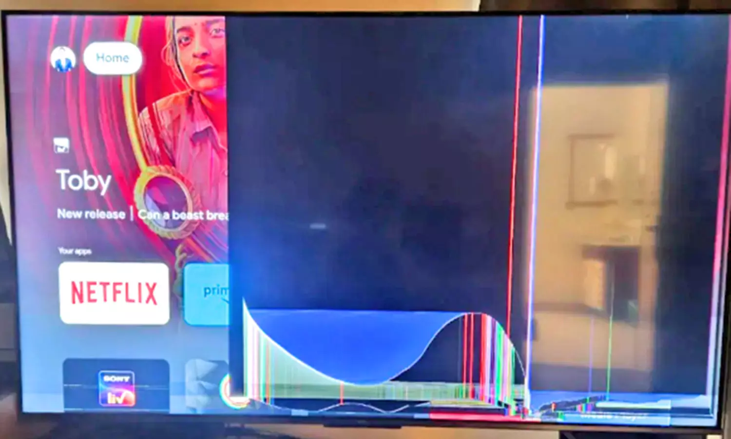 ரூ.40 ஆயிரம் மதிப்பில் புதிய டி.வி. வாங்கியவருக்கு அதிர்ச்சி ரூ.40 ஆயிரம் மதிப்பில் புதிய டி.வி. வாங்கியவருக்கு அதிர்ச்சி