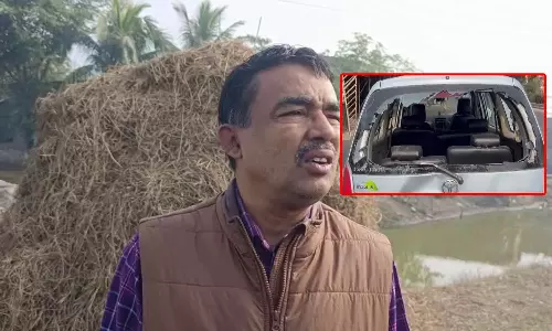 மேற்கு வங்காளத்தில் பரபரப்பு: ED அதிகாரிகள் மீது தாக்குதல், கார் கண்ணாடி உடைப்பு