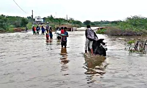 விருதுநகர் மாவட்டத்தில் வெளுத்து வாங்கிய மழை
