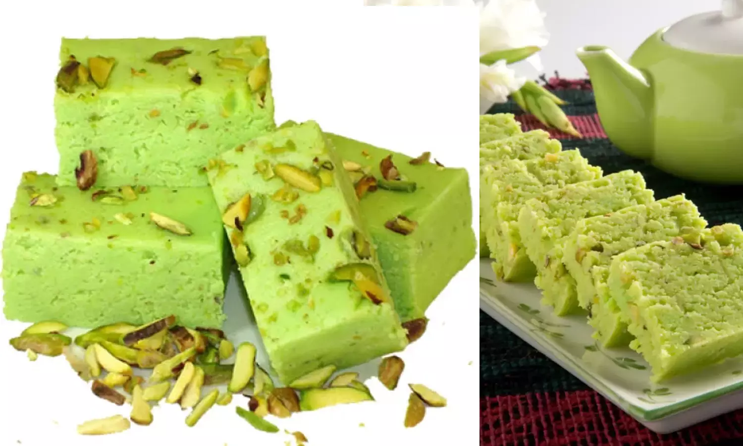 சூப்பரான பிஸ்தா பர்ஃபி சூப்பரான பிஸ்தா பர்ஃபி