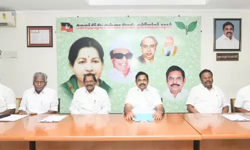 அ.தி.மு.க. மாவட்ட செயலாளர்கள் கூட்டம் தொடங்கியது