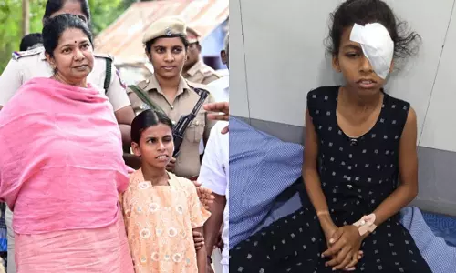 7-ம் வகுப்பு மாணவிக்கு மீண்டும் பார்வை கிடைக்க ஏற்பாடு செய்த கனிமொழி எம்.பி.